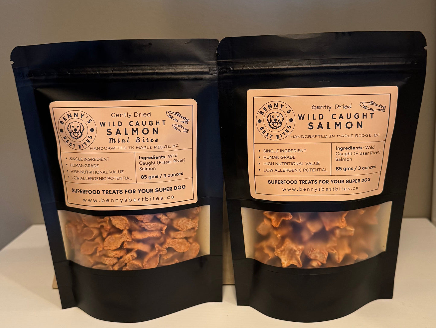 Wild Caught Salmon, Gently Dried