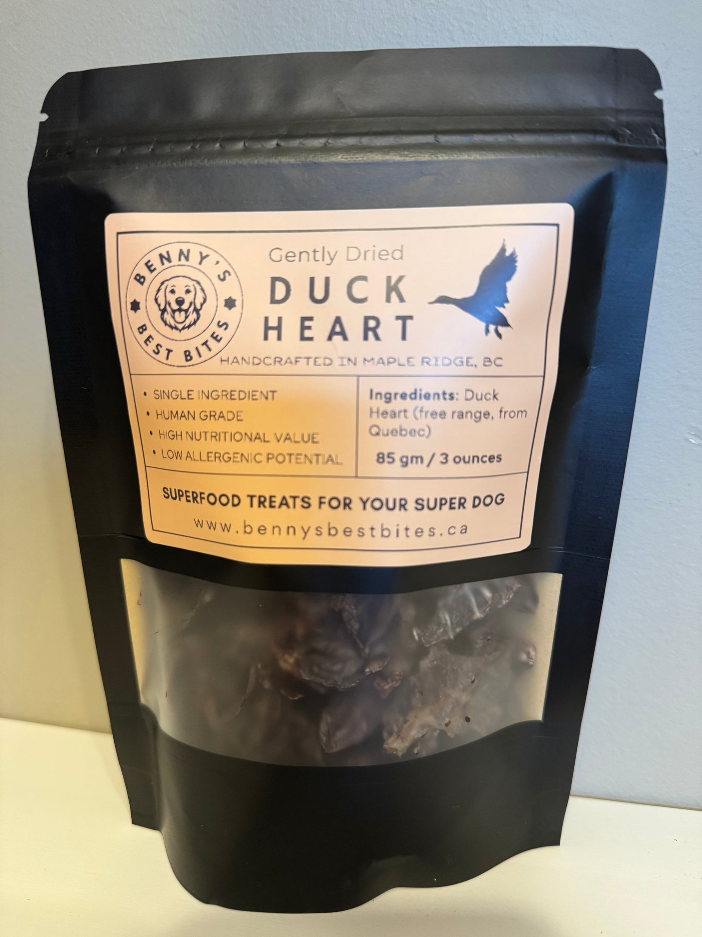 Duck Heart, Gently Dried